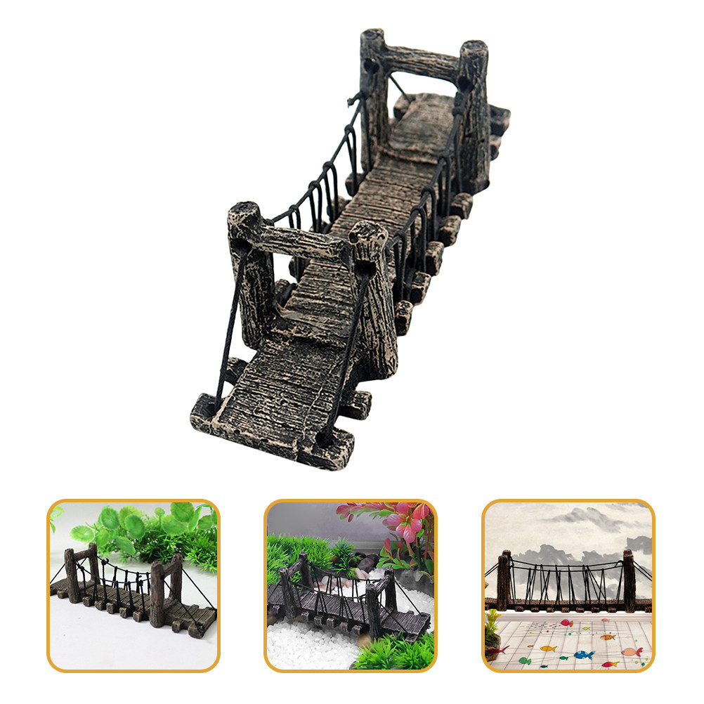 Aquarium Fish Bridge - Karides Köprüsü Balık Tankı Dekorasyonu Reçine