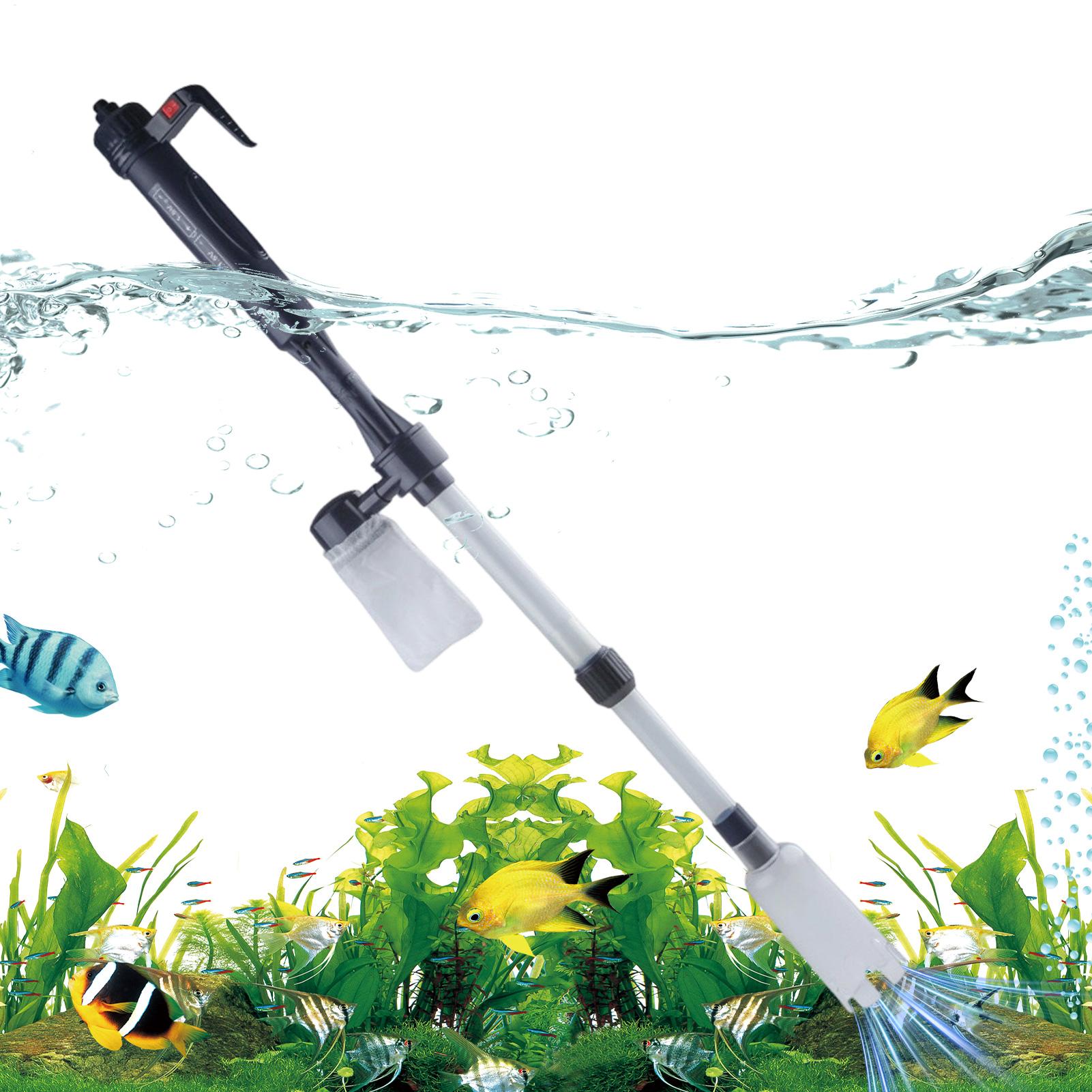 Gravel Vacuum Cleaner - Akvaryum Çakıl Temizleyici Teleskopik Elektrikli Ayarlanabilir