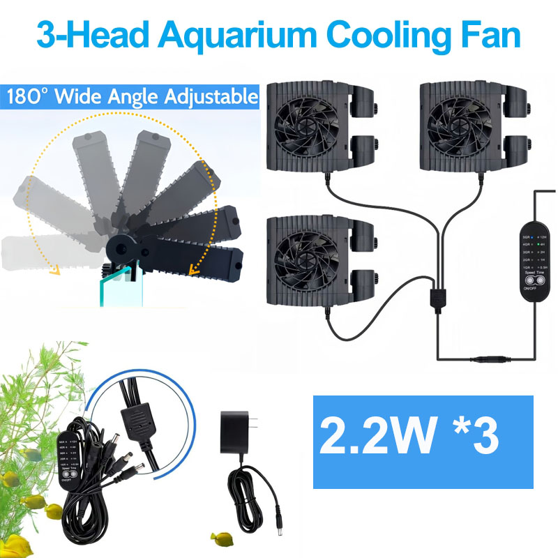 3 kafalı akvaryum soğutma fanı - Aquarium Fish Uk incelemesi ve fiyatı